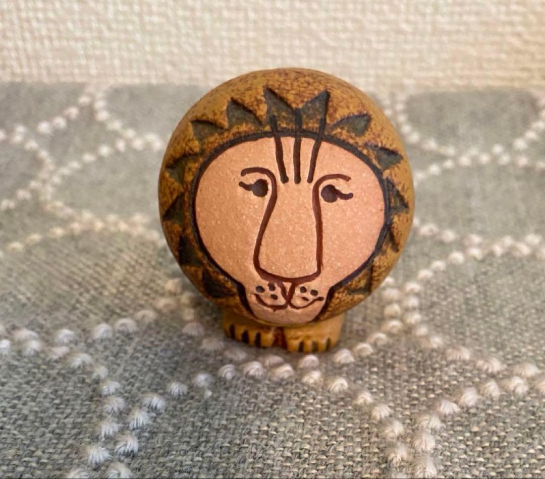 リサラーソン　ライオン　３個セット　置物＊オブジェ　北欧