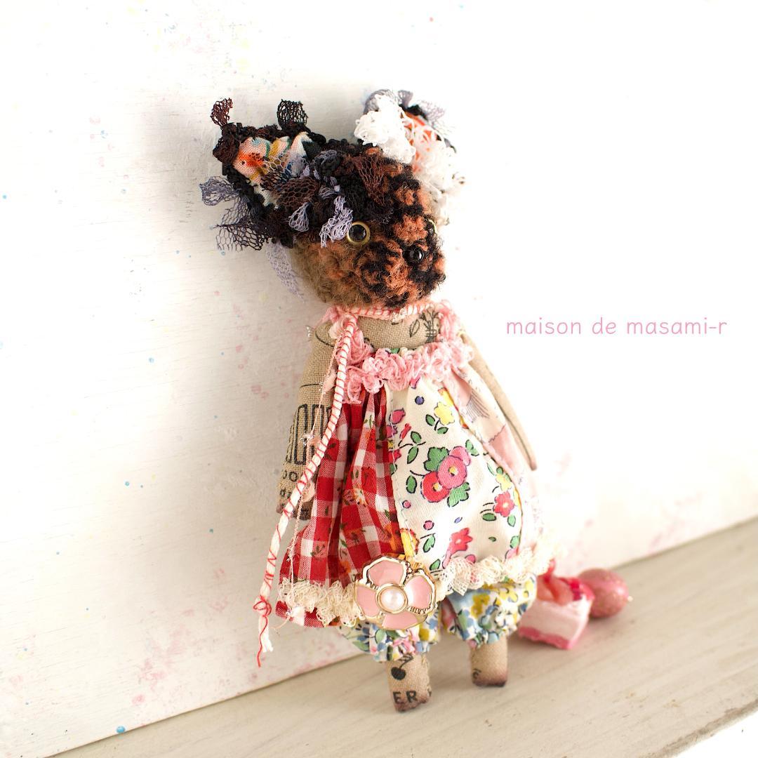 サビ猫のミニぬいぐるみ 14cm バックチャーム付き リバティ