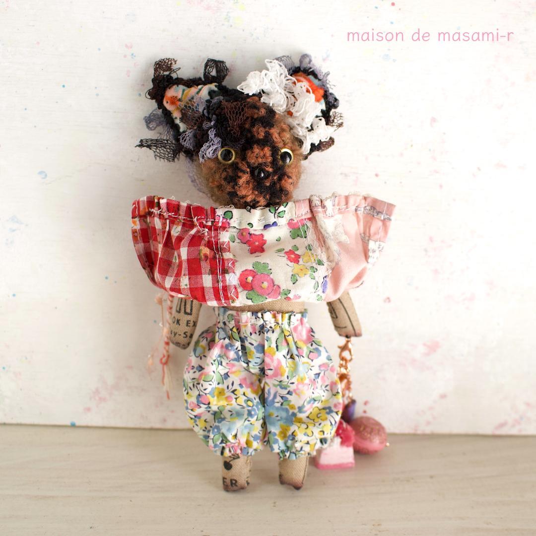 サビ猫のミニぬいぐるみ 14cm バックチャーム付き リバティ