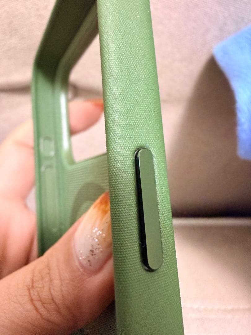 IPhone純正iPhone17Proテックウーブンケース 緑