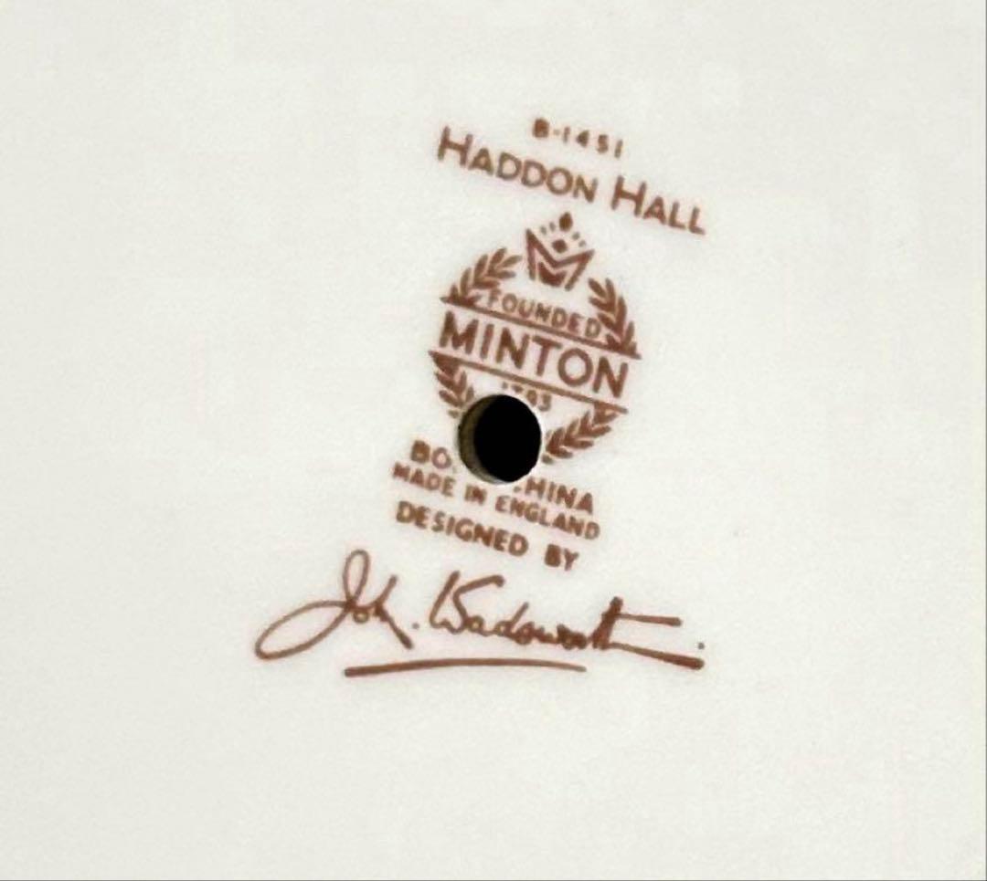 ※元箱付属未使用保管品　ミントン　ハドンホール　ケーキスタンド 2段