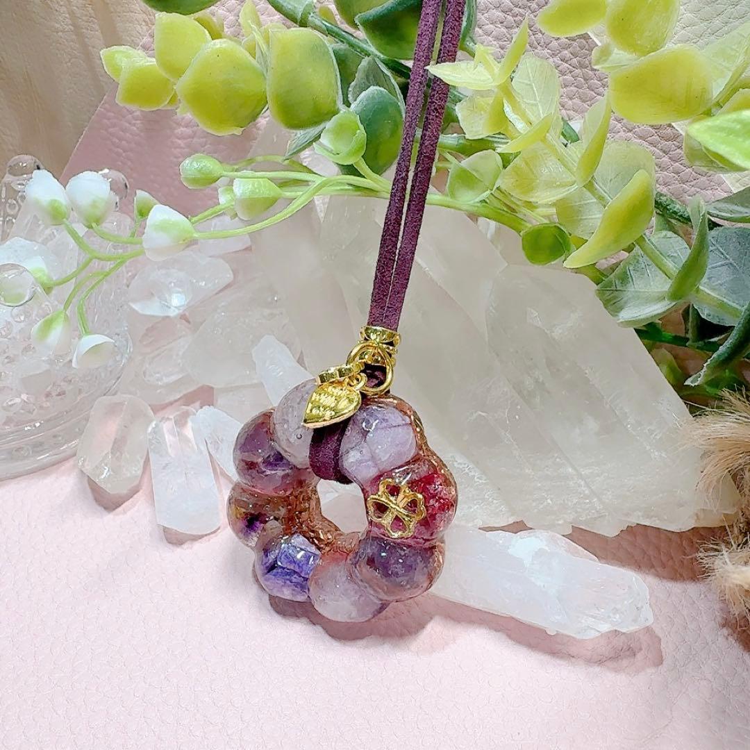 癒しのオルゴナイト❤️ポンデ型パープルカラー(ティファニーストーン)♡