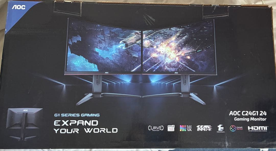 ディスプレイ・モニター本体 AOC C24G1 24