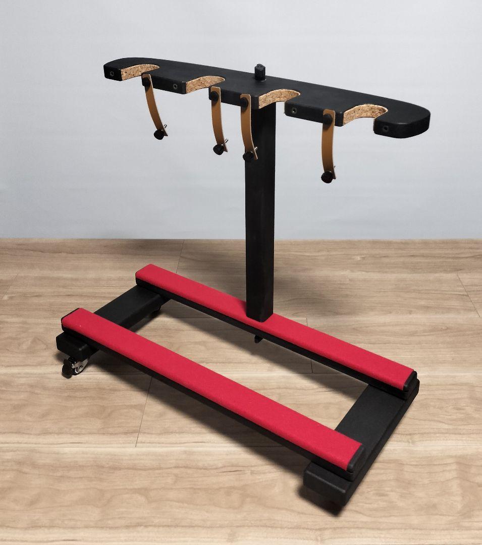 沖縄三線スタンド ４丁用（三線/ウクレレ／ギタレレ）