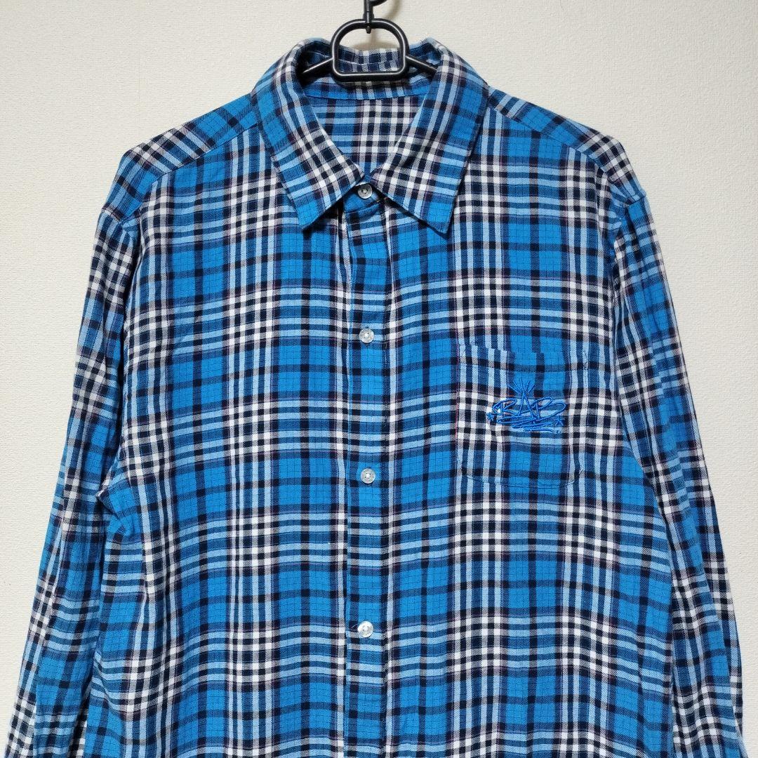 R4G リアルアキバボーイズ 長袖シャツ チェック L