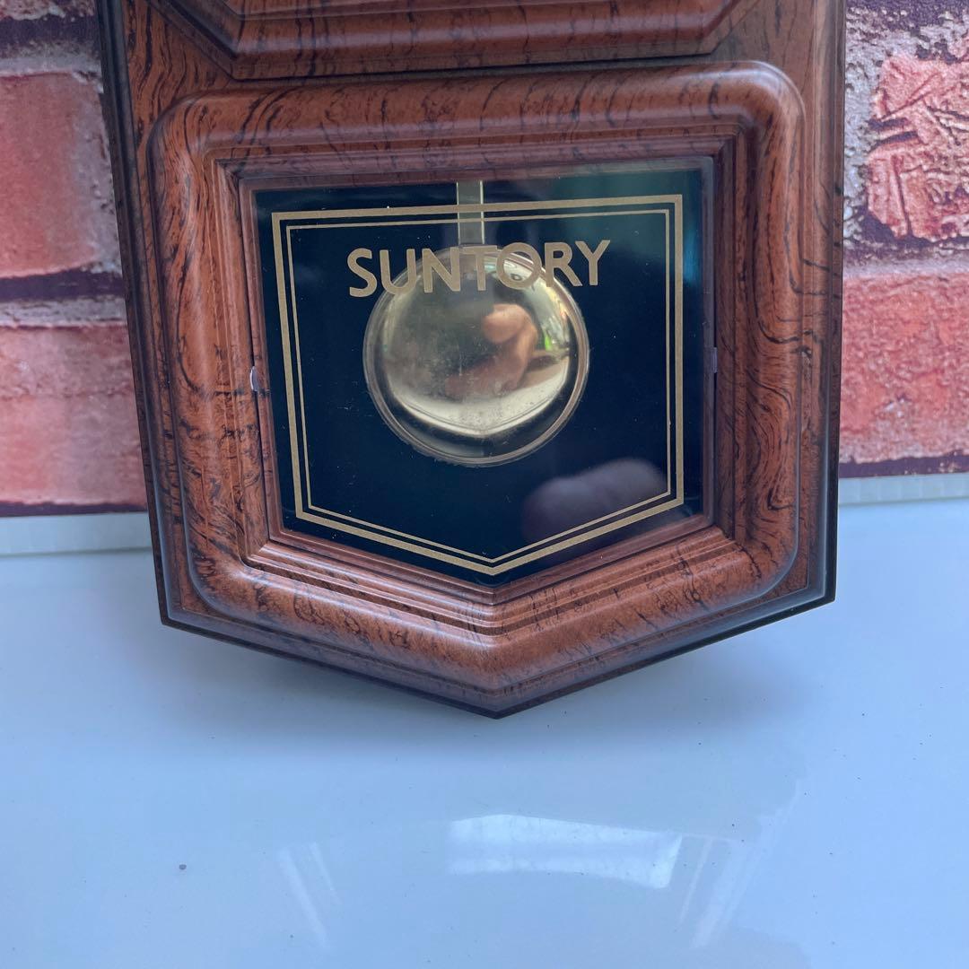 サントリー アンティークBOSS 非売品 未使用八角形壁掛け時計