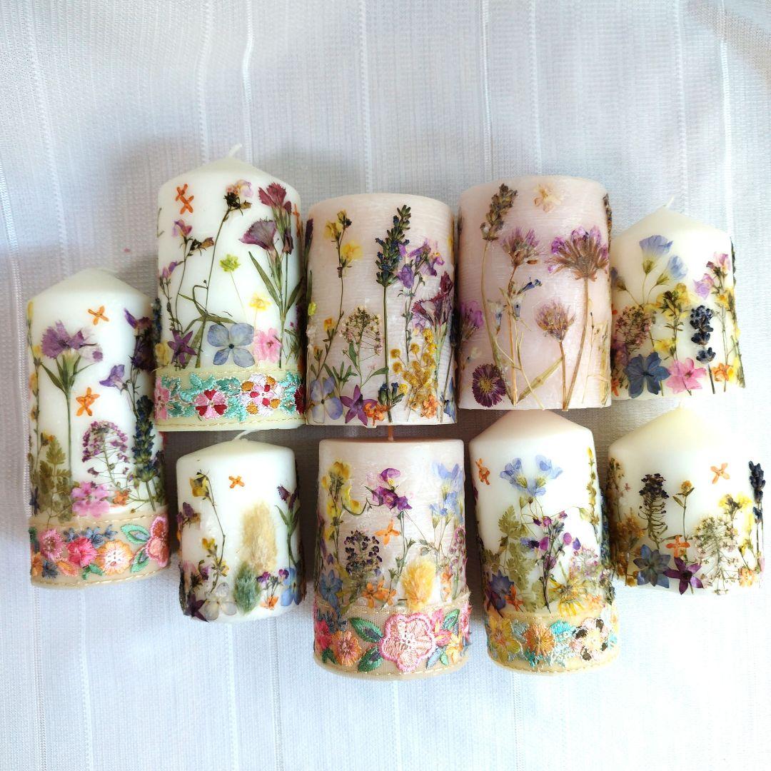 専用　ボタニカルキャンドル9個セット