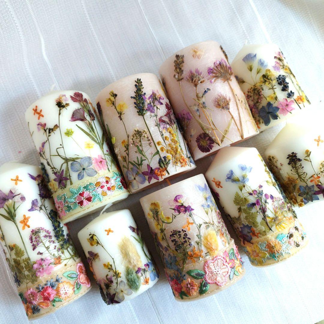 専用　ボタニカルキャンドル9個セット