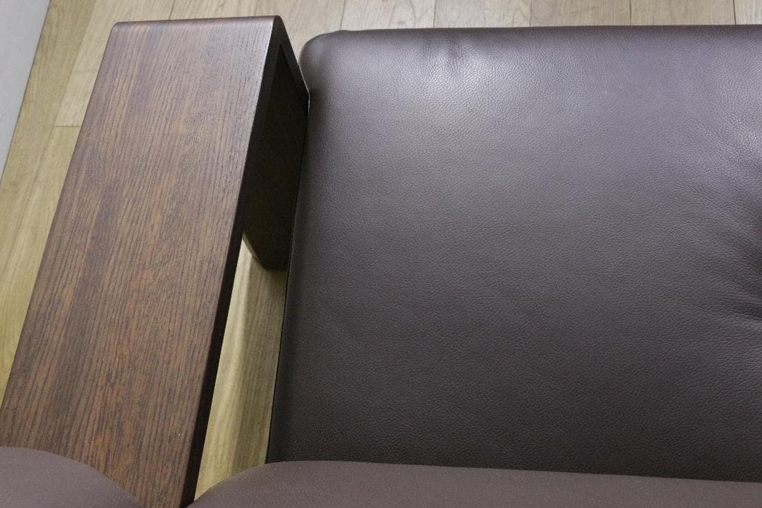 karimokuカリモク家具★Chitanoチターノ★３人掛けソファ★本革