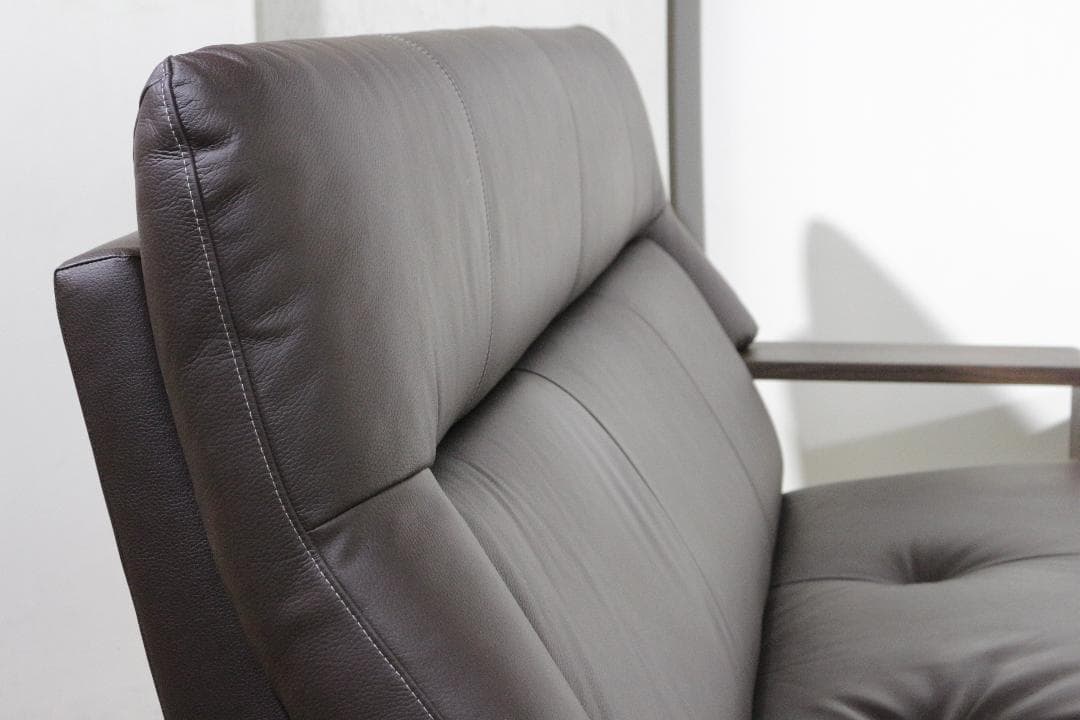 karimokuカリモク家具★Chitanoチターノ★３人掛けソファ★本革