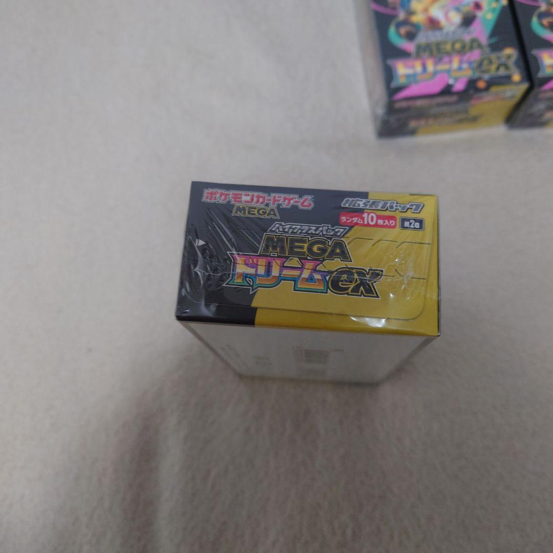 【シュリンク付き】ポケモンカードゲーム MEGAドリーム EX ボックス6個