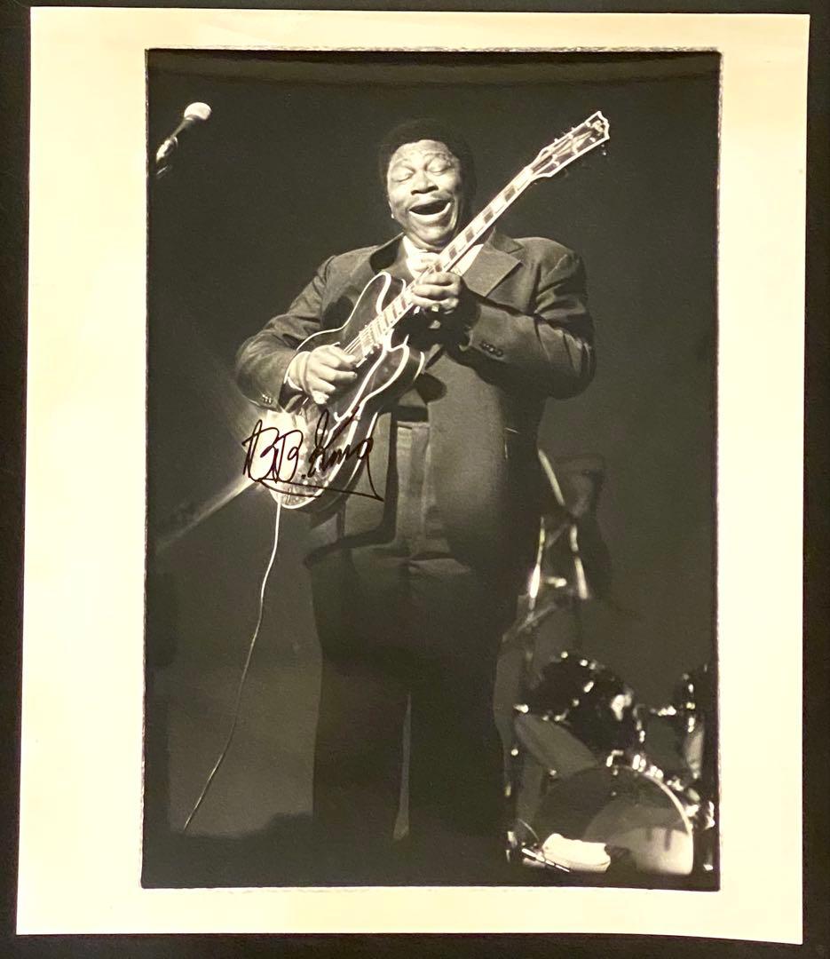 B.B. King 直筆サイン入り写真