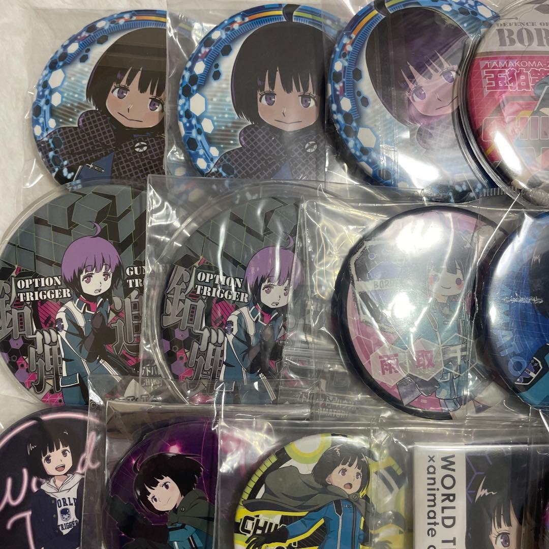 ワールドトリガー ワートリ　雨取千佳　缶バッジ　キーホルダー　まとめ