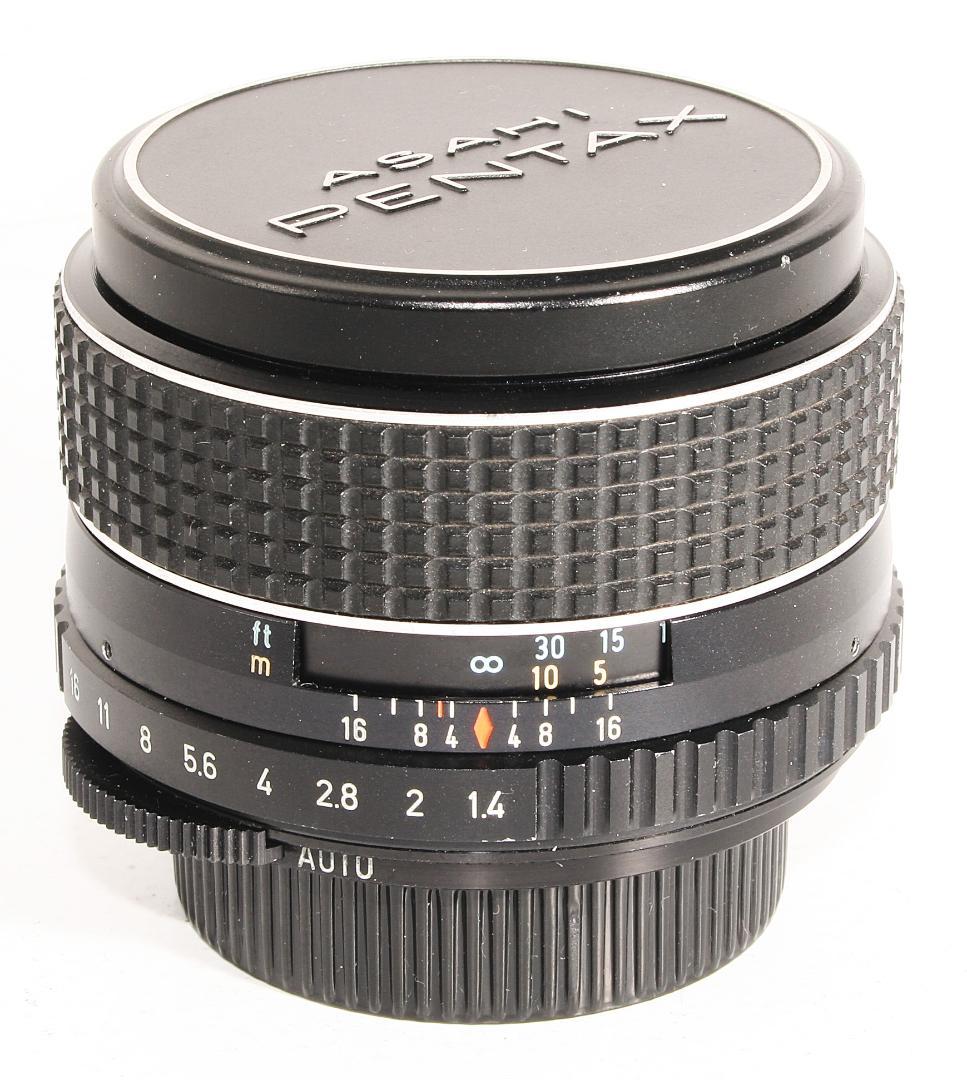 【美品】Pentax SMC Takumar 50mm F1.4 MFレンズ