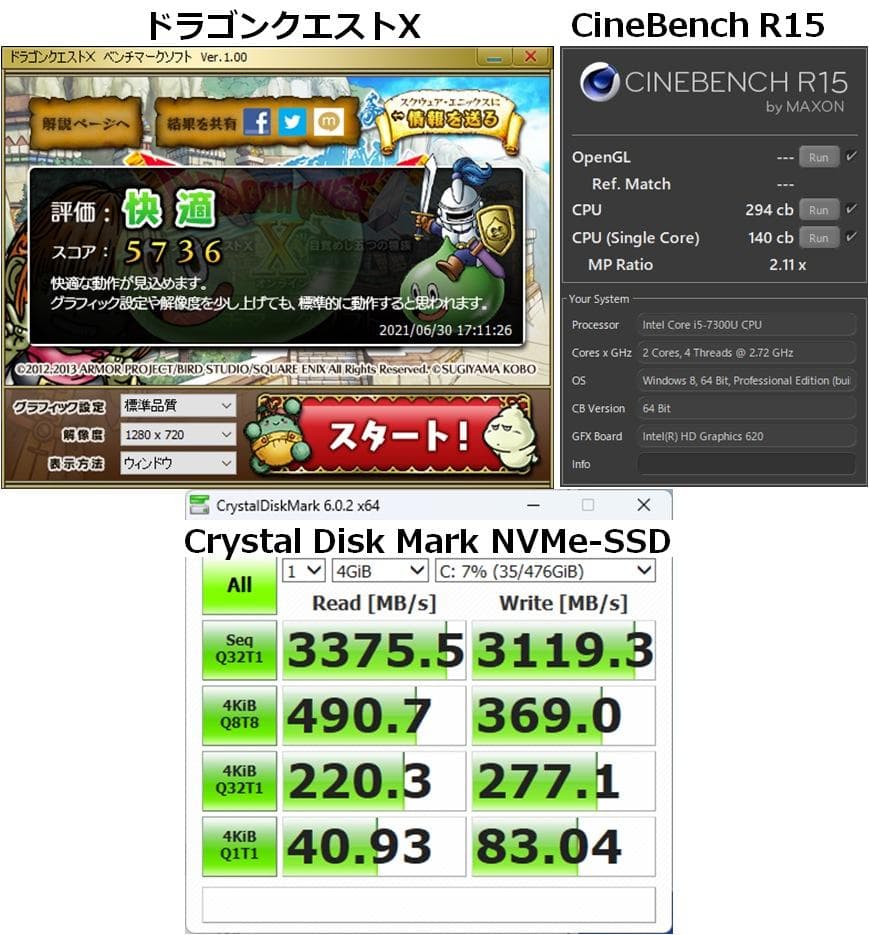 富士通U938/S 7300U/8GB/SSD512GB/Office/薄型79