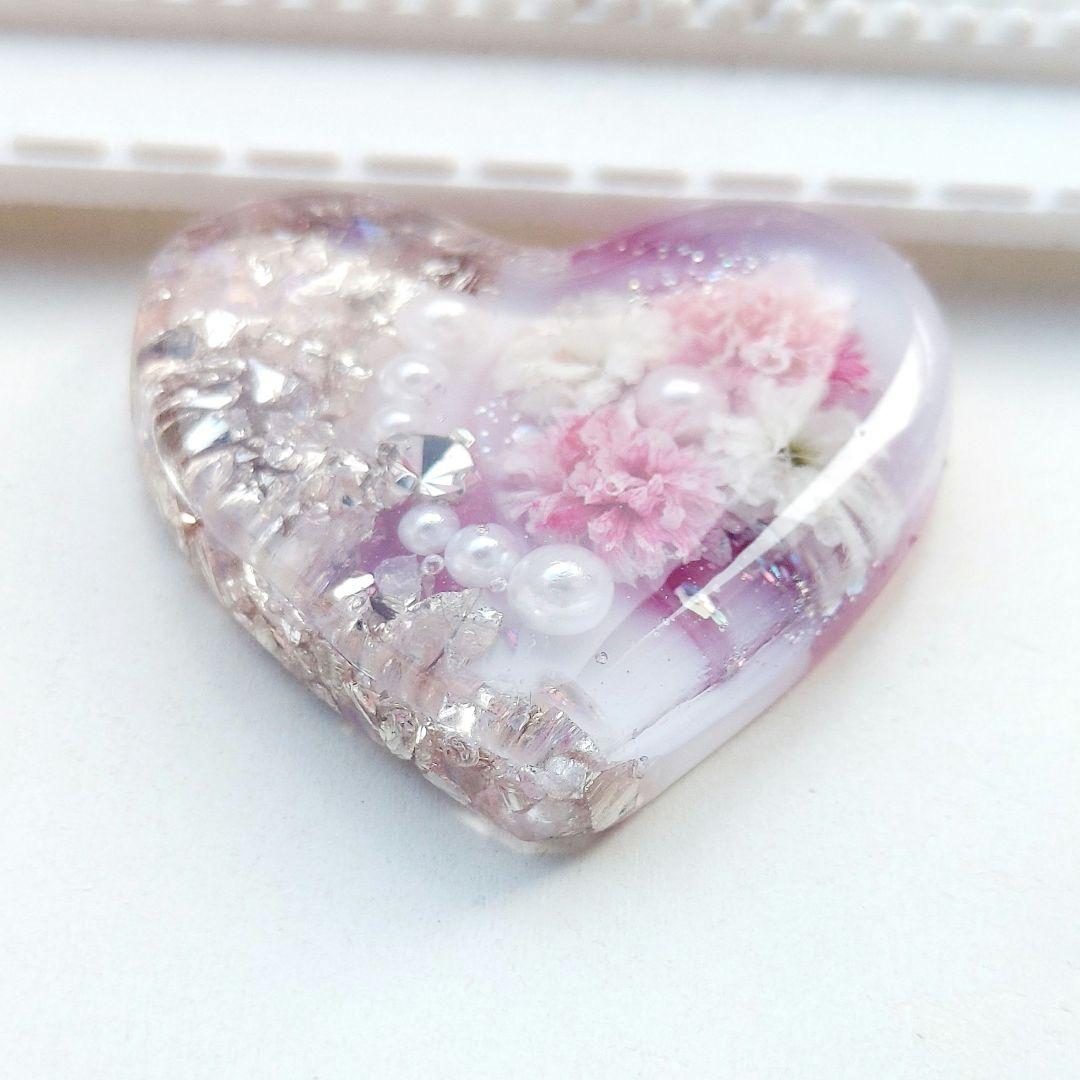【1505】レジン　ヘアゴム　ポニーフック　ブロ―チ　ハンドメイド