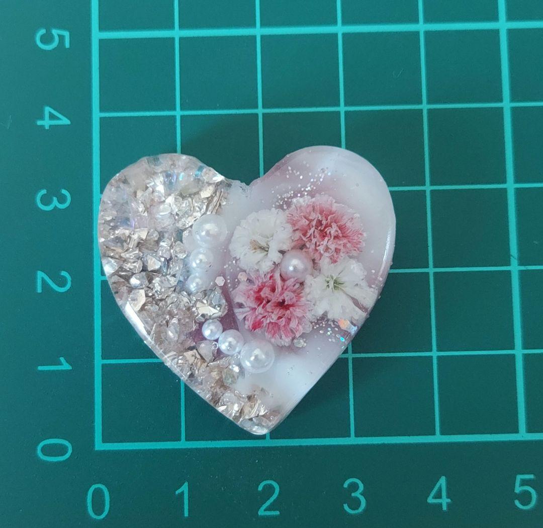 【1505】レジン　ヘアゴム　ポニーフック　ブロ―チ　ハンドメイド