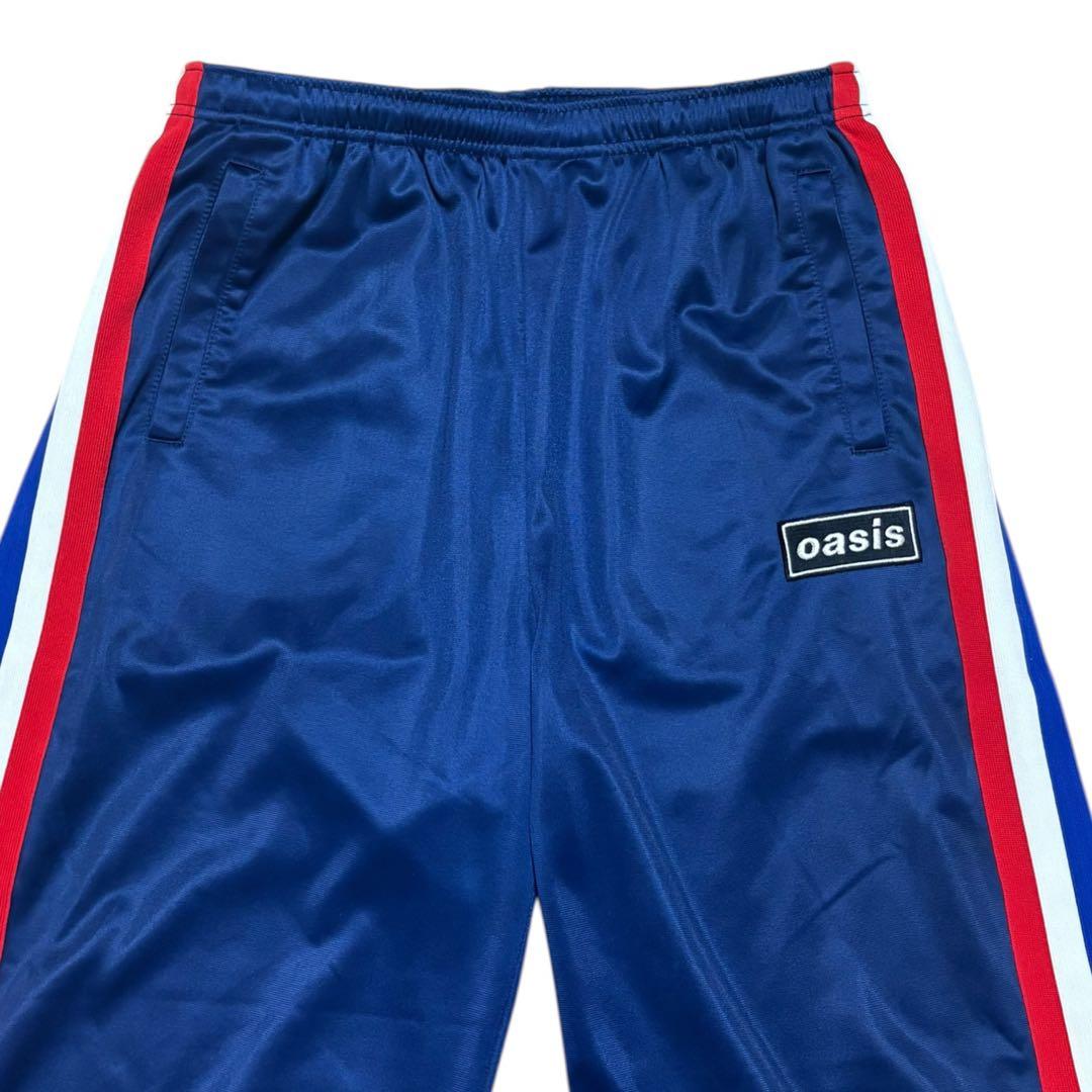 美品 oasis ジョガーパンツ L 紺 30周年 リヴフォーエヴァー トラック