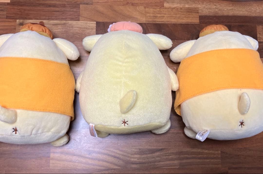 ポムポムプリン ぬいぐるみ、マスコットセット