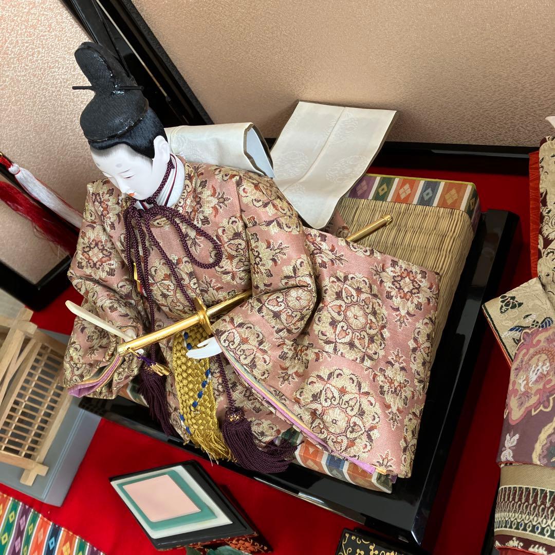 京人形雛　ひな人形　屏風（別写真）