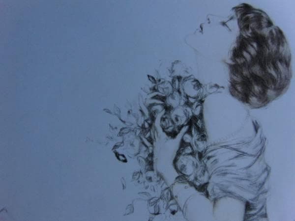 ルイ・イカール、待ちわびる想い、希少限定画集画、新品高級額装付、状態良好