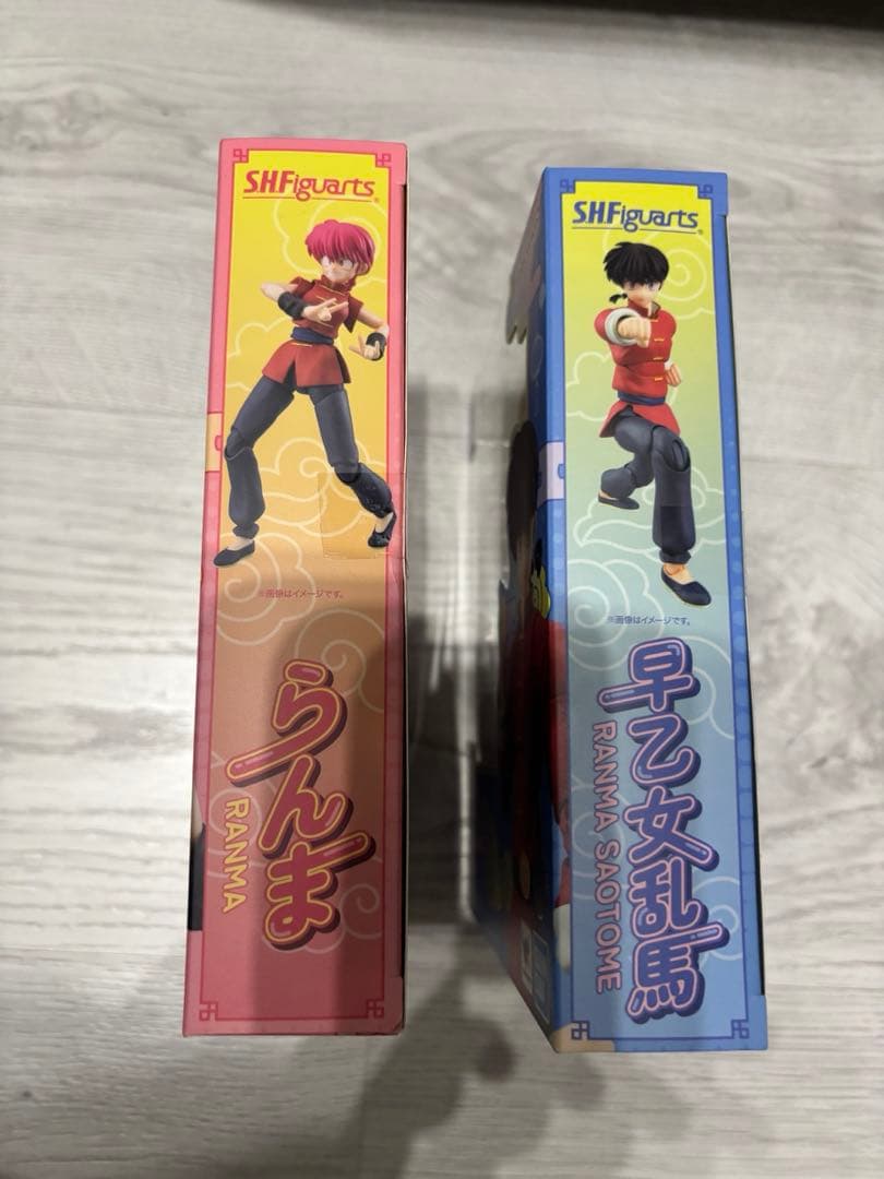 らんま1/2 S.H.Figuarts 2点セット　らんま　早乙女乱馬　セット