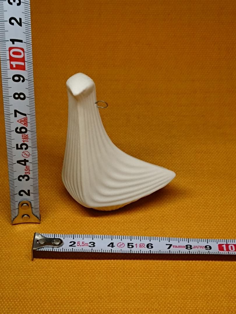 とり　陶器　白磁　オブジェ　置物　インテリア　工芸品　美術品　A1002