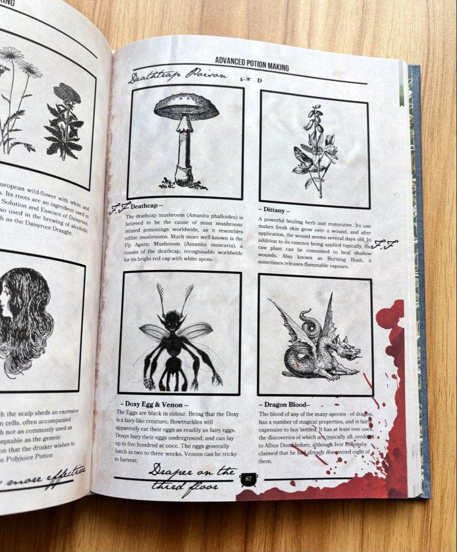 ハリーポッター 魔法薬学の教科書 レプリカ スネイプ