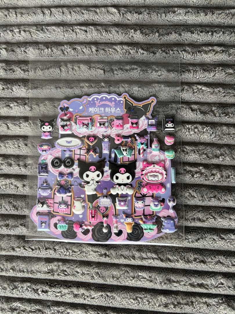 韓国版キャラクターぷくぷくシールセットまとめ売り