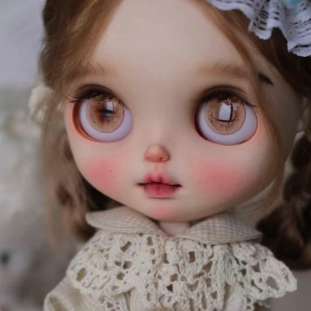 カスタムブライス 人形 海外作家様 カスタムドール 兎と桔梗草