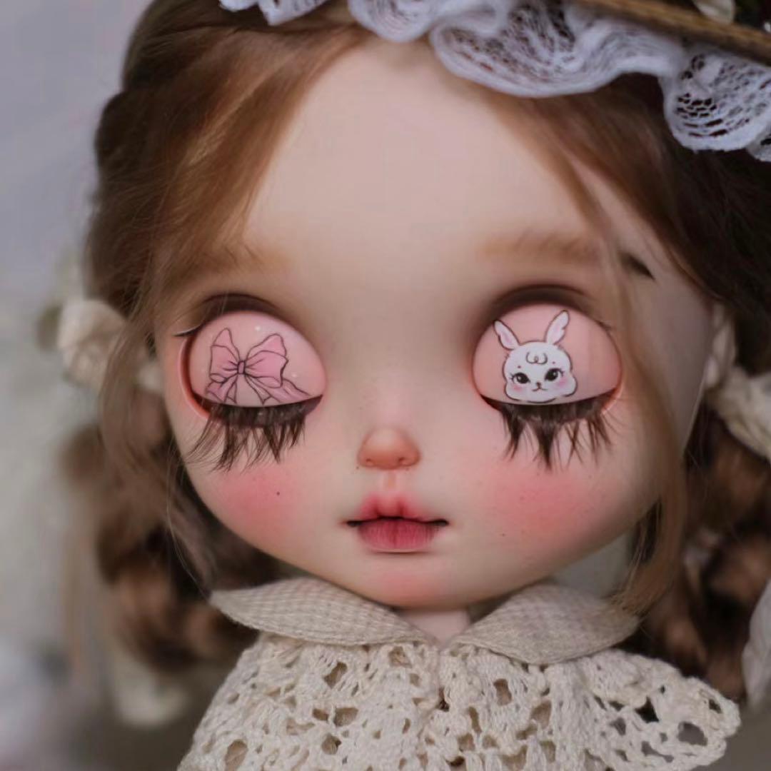 カスタムブライス 人形 海外作家様 カスタムドール 兎と桔梗草