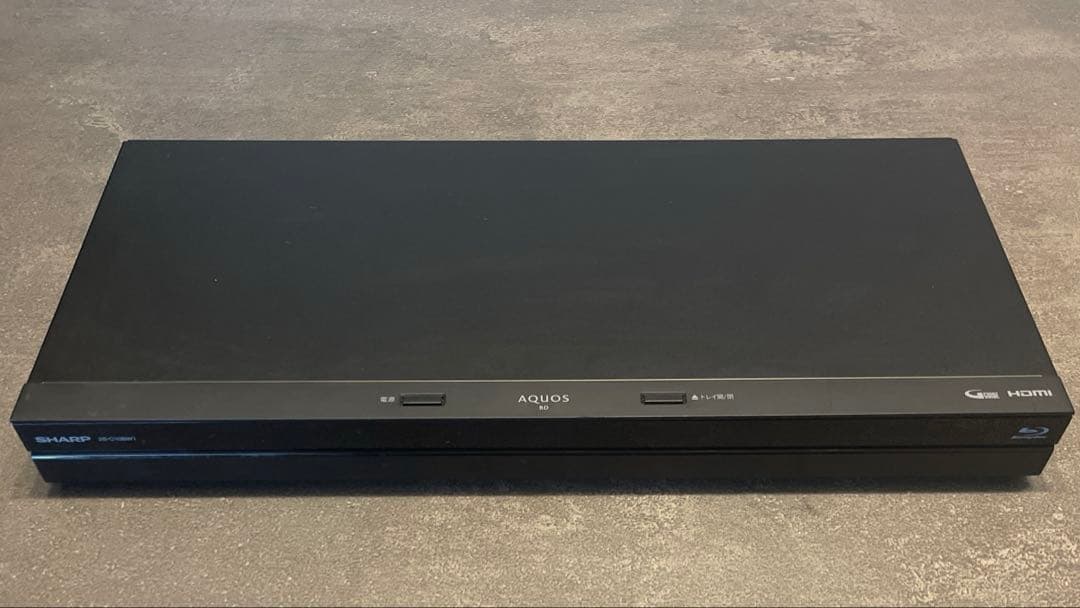 【美品】SHARP AQUOS ブルーレイレコーダー　2B-C10BW1 1TB