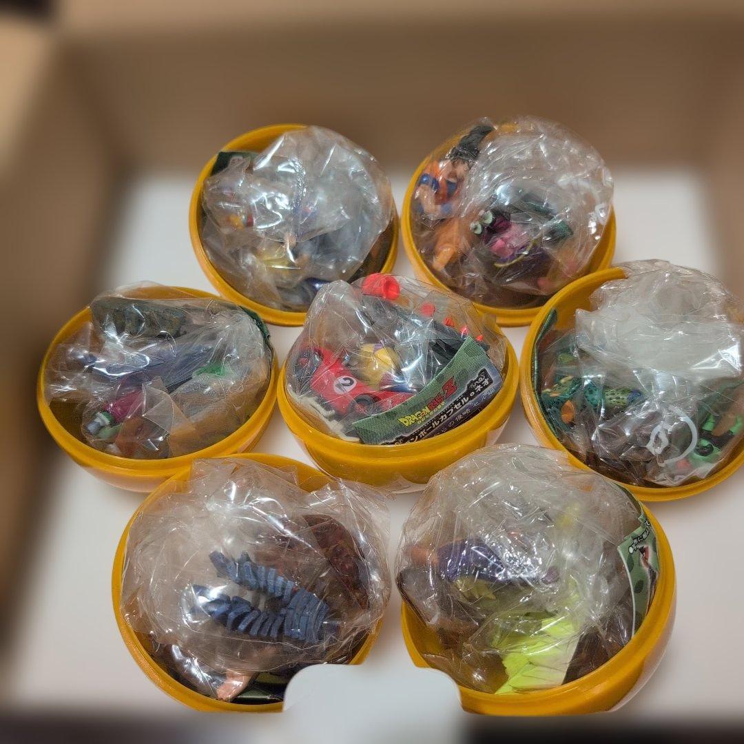 ドラゴンボールカプセルネオ　邂逅・未来からの侵略　セル編　未開封全７種。
