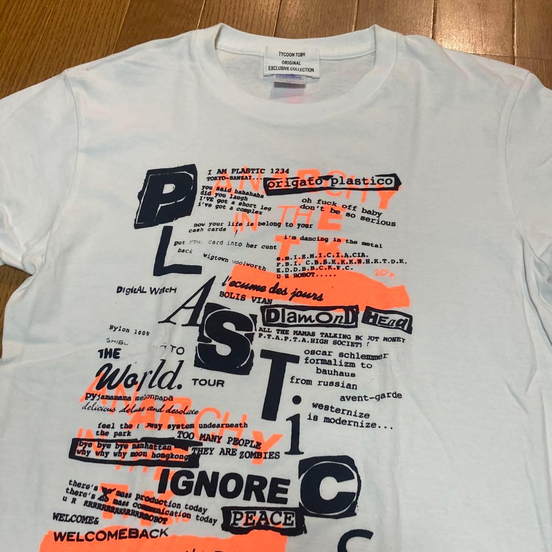 プラスチックス オフィシャル Tシャツ バッジ付 plastics