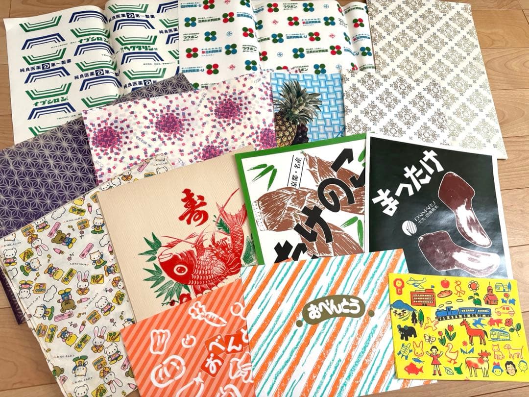 【大赤字出品！100サイズ！紙モノ包装紙類 まとめ売り】