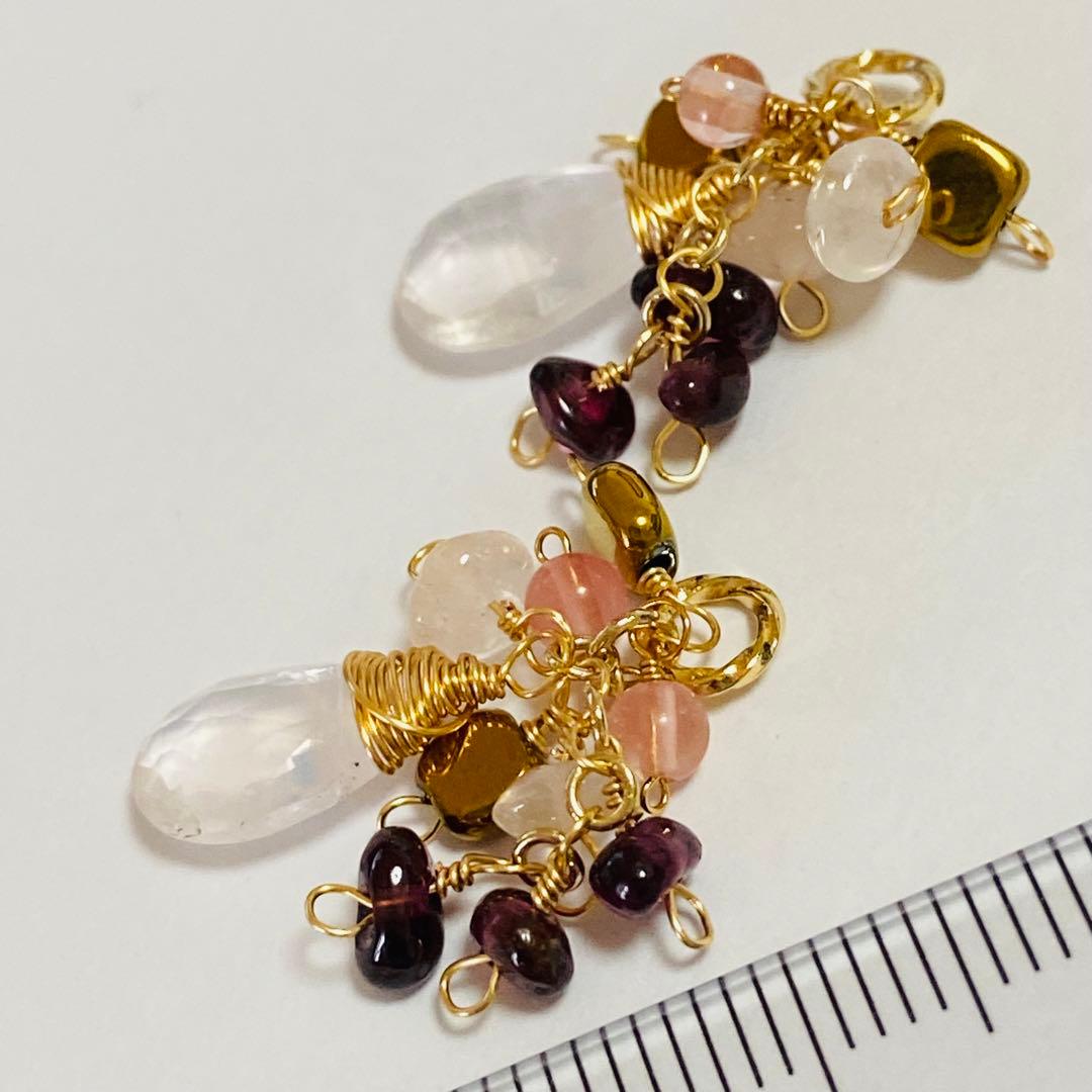 天然石ピアスチャーム　C-1209