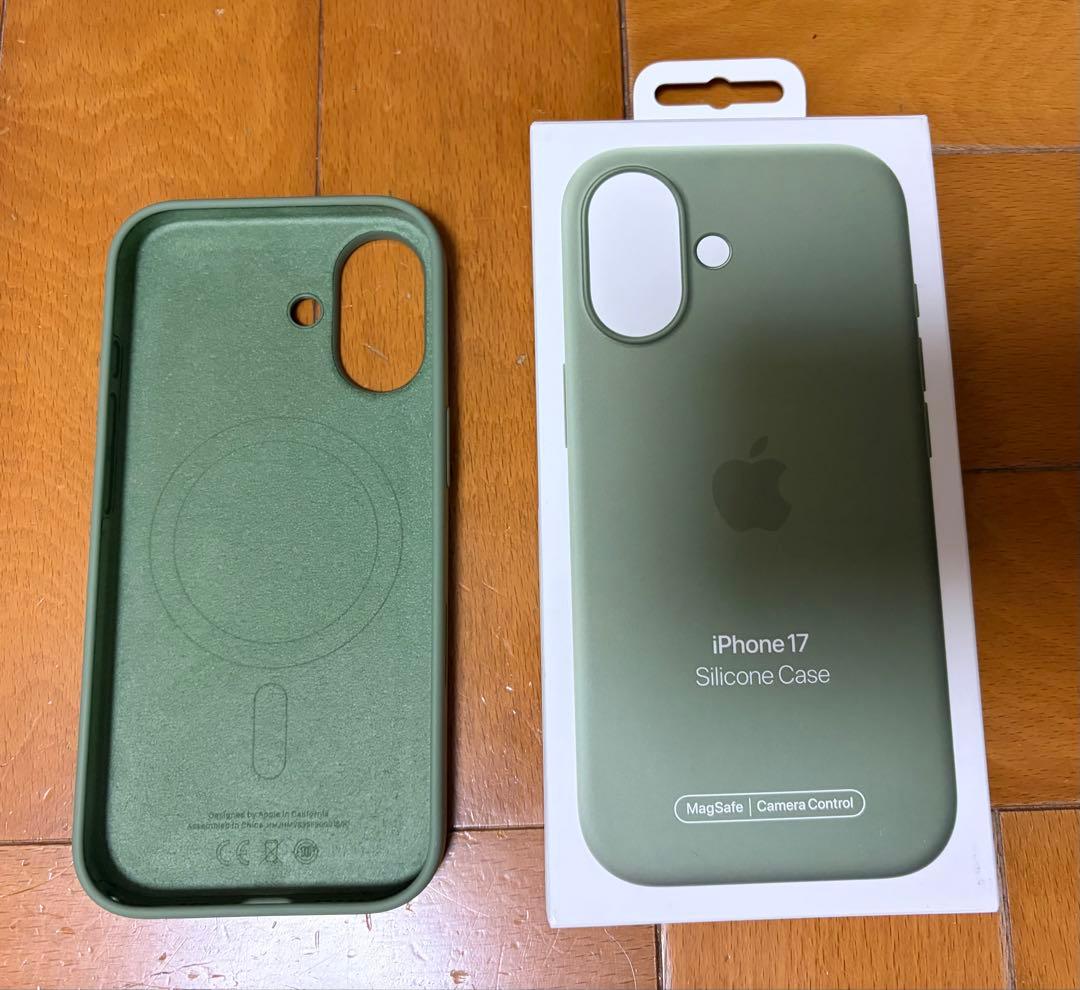 iPhone 17 シリコンケース オリーブグリーン