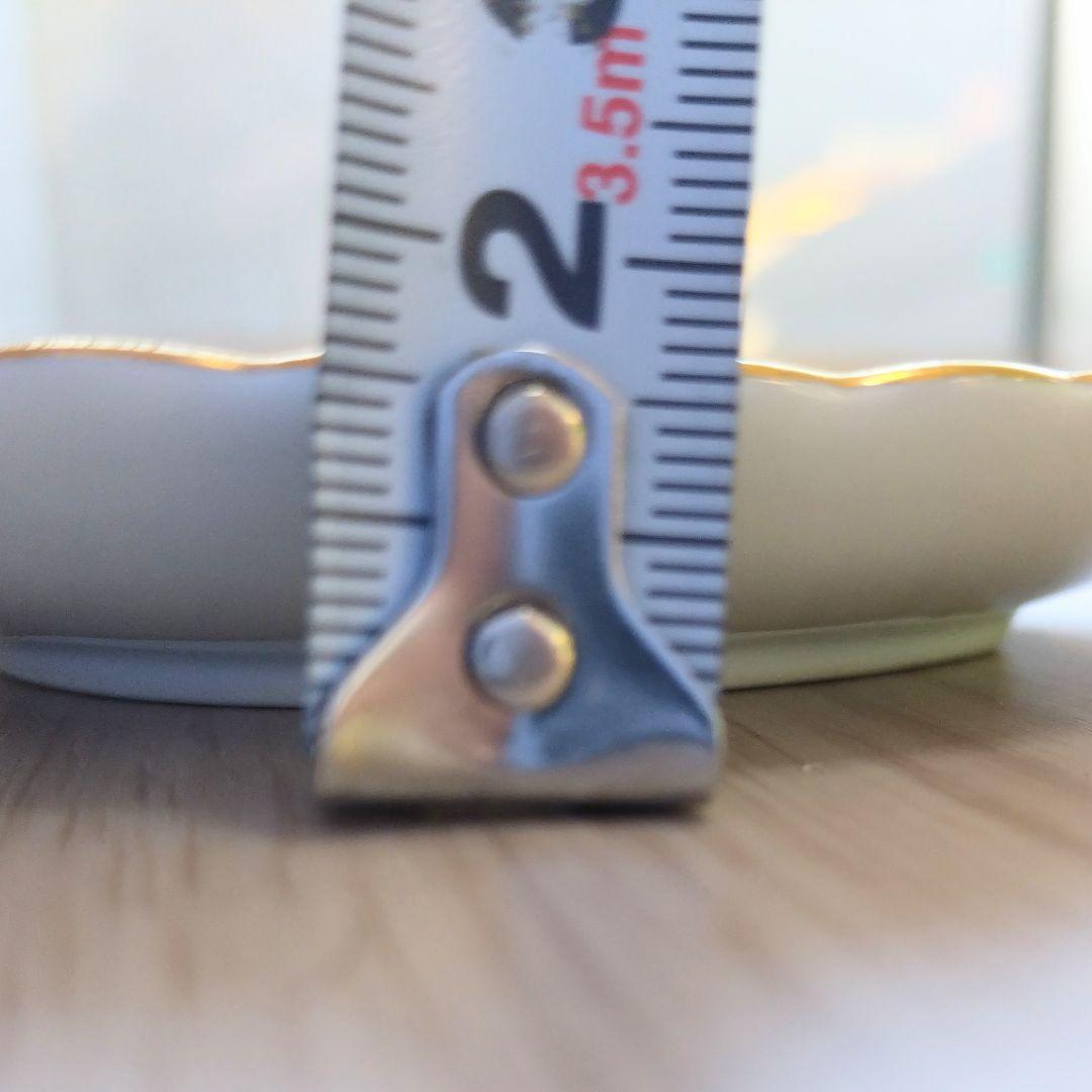 有田焼 弥左衛門窯 蛸唐草文様 木の葉型小皿 色絵金彩 5枚セット