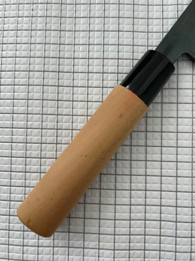 包丁 菜切包丁 菜切 165mm 黒打ち 朴丸柄