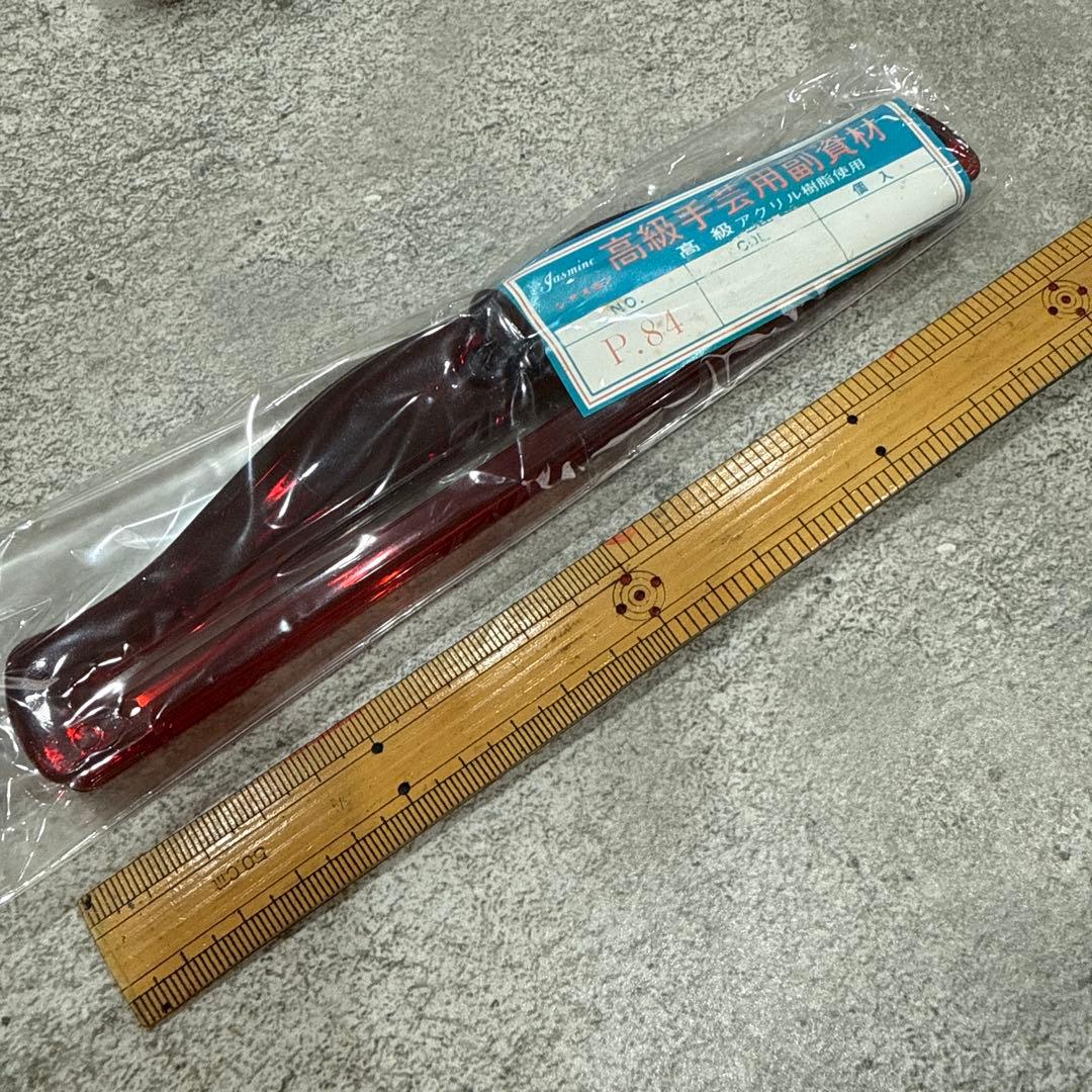 jasmine アクリルがま口口金　アクリル持ち手　ハ木製ハンドル　木工手口