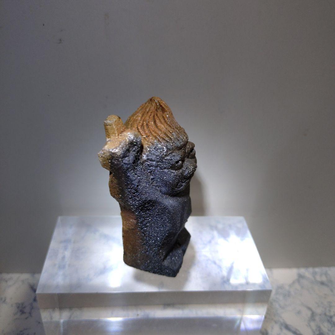 『誕生鬼 』藤原郁三作 陶器 約7.0cm位