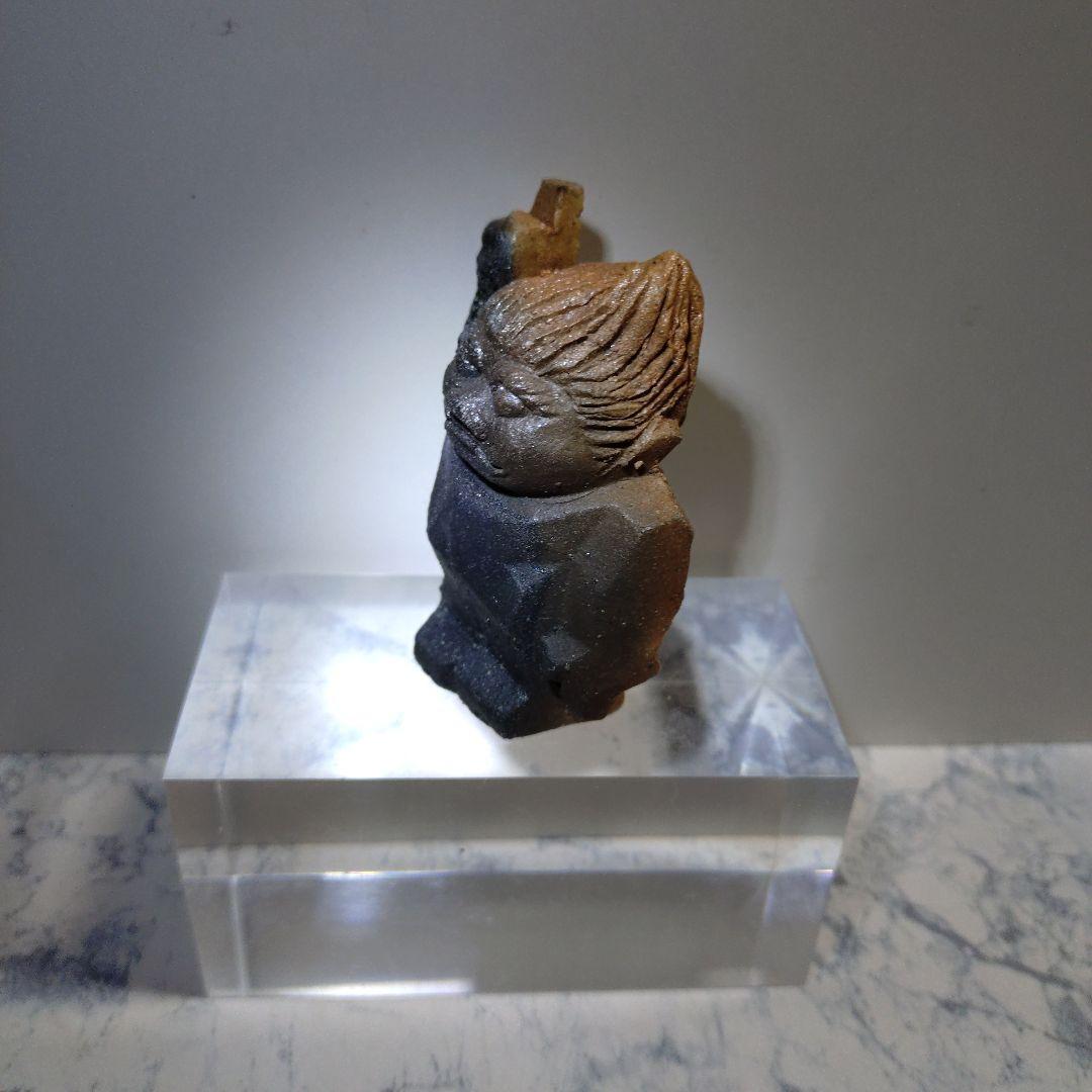 『誕生鬼 』藤原郁三作 陶器 約7.0cm位