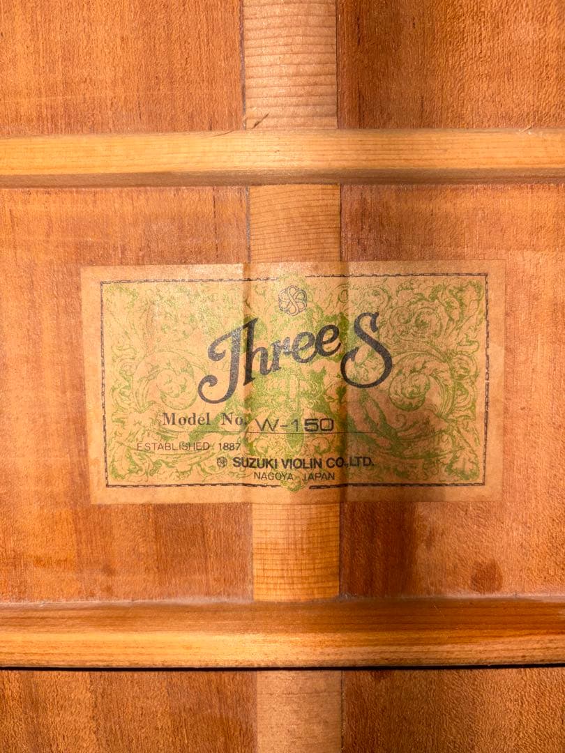 ギター three S suzukiviolin W-150 Nagoya Japan