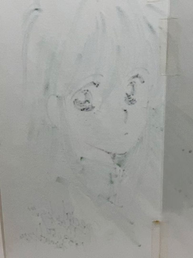 希少 門井亜矢 1988年 直筆サイン イラスト付き 色紙 かどいあや 真作絵画