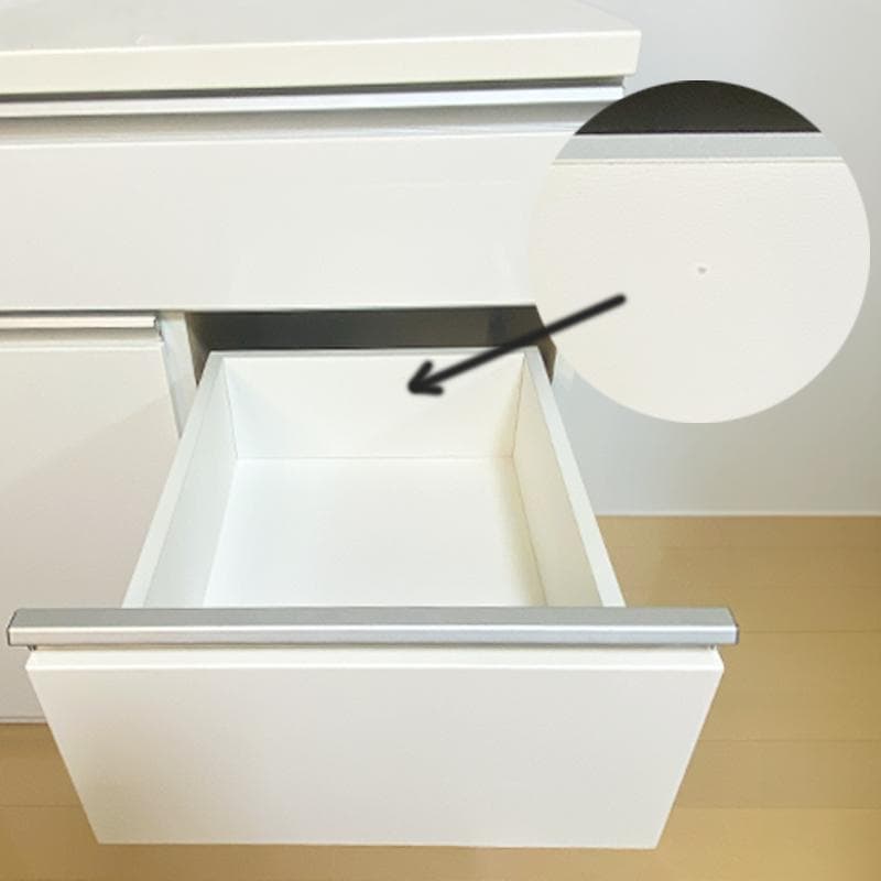 【美品】ニトリ キッチンカウンター キュリー2 80CT WH サイドボード