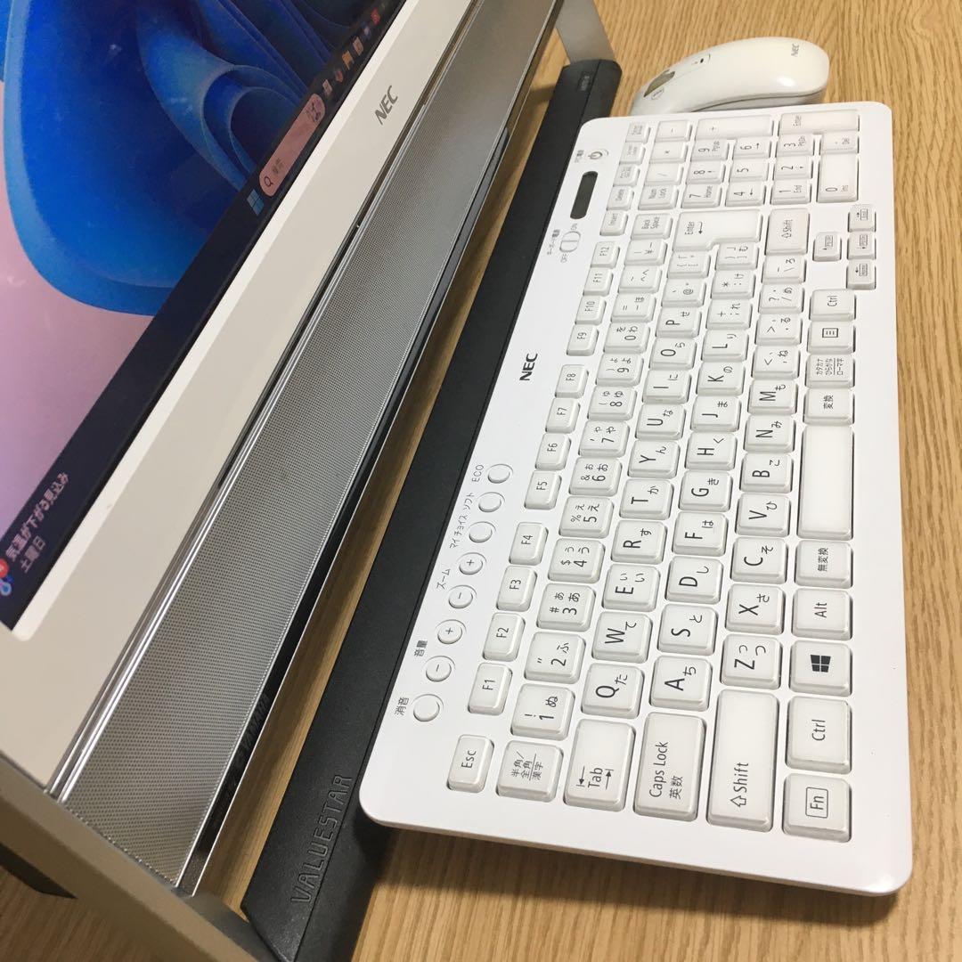 NEC VALUESTAR Win11 一体型 デスクトップ 取説 21.5'