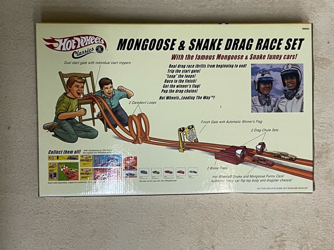 ミニカー Hot Wheels Mon & Snake DragRace Set