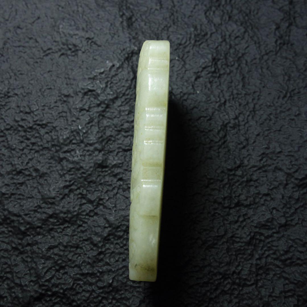 清時代 和田玉 玉牌 天然玉 彫刻玉佩 中国美術 コレクション C1A178