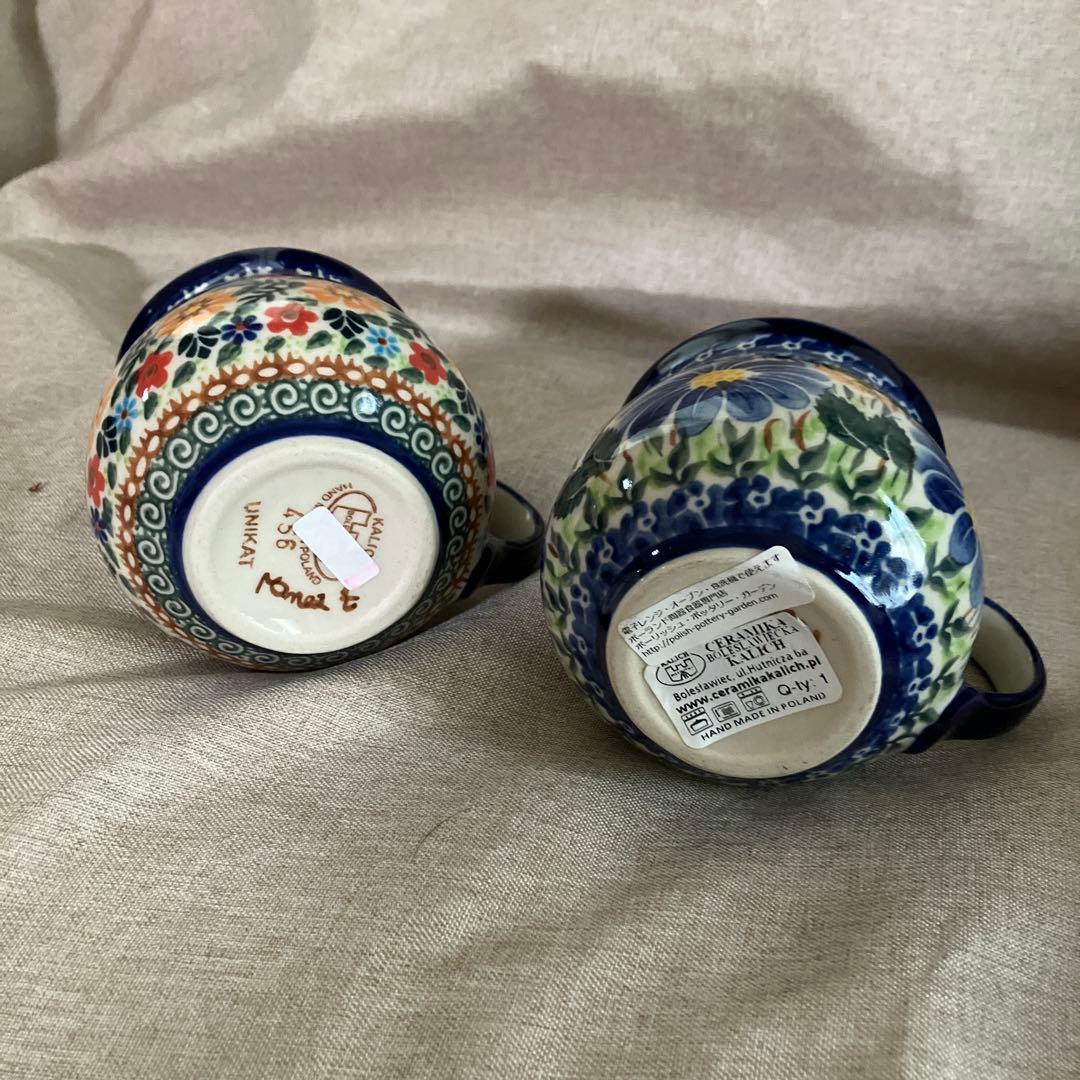 ポーリッシュポタリー　ポーランド食器　カリヒ　マグ