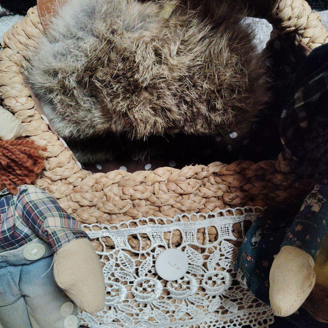 country 手作り人形とバッグのセット